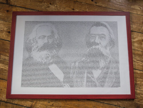Marx und Engels Poster - Das Manifest der Kommunistischen Partei